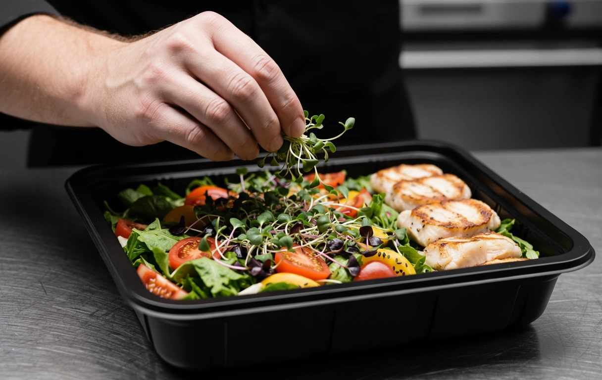 Gourmet plating process