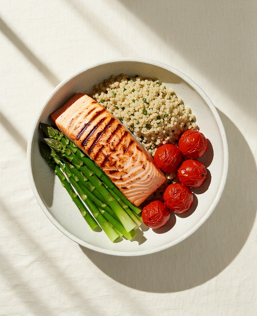 Balanced daily menu set